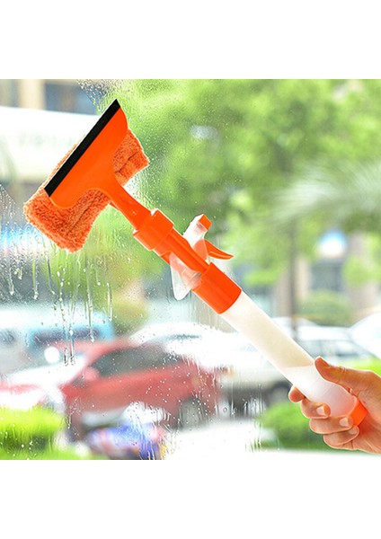Turuncu Tarzı Pencere Teleskopik Pencere Fırçası Temizleyici Profesyonel Temizlik 2 In 1 Ayrılabilir Mikrofiber Fırça Kauçuk Kazıyıcı Uzatma Direği (Yurt Dışından) fırsatları