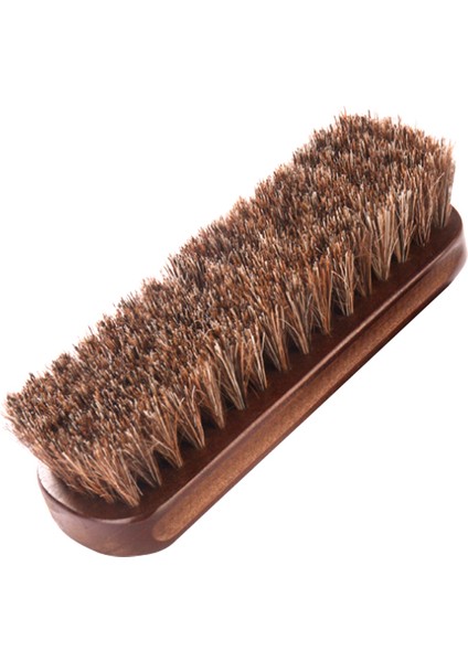 Bir Stil 7.1 "at Kılı Ayakkabı Parlatıcı Fırçası,% 100 Yumuşak Hakiki At Kılı Kılları Kayın Sapı Ayakkabı, Bot ve Diğer Deri Bakımı Için (Yurt Dışından)