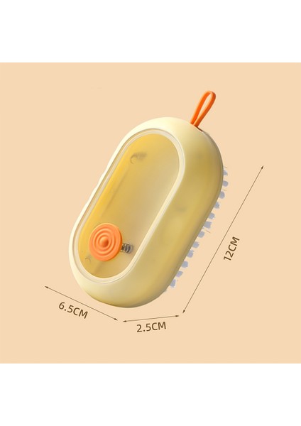 Sarı Stil Çok Işlevli Ayakkabı Fırçası Yumuşak Kıllı Otomatik Sabun Sıvı Ekleme Elbise Fırçası Çamaşır Yıkama Tahtası Sabunluk Fırçası (Yurt Dışından)