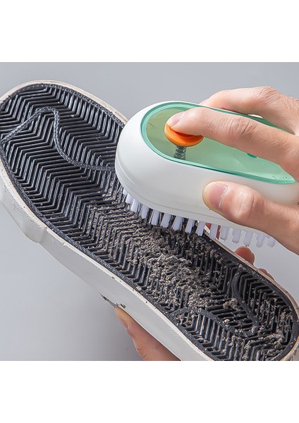 Sarı Stil Çok Işlevli Ayakkabı Fırçası Yumuşak Kıllı Otomatik Sabun Sıvı Ekleme Elbise Fırçası Çamaşır Yıkama Tahtası Sabunluk Fırçası (Yurt Dışından) modelleri