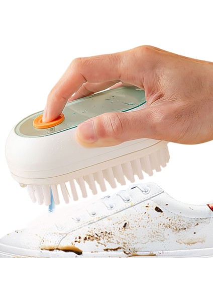 Sarı Stil Çok Işlevli Ayakkabı Fırçası Yumuşak Kıllı Otomatik Sabun Sıvı Ekleme Elbise Fırçası Çamaşır Yıkama Tahtası Sabunluk Fırçası (Yurt Dışından) fırsatları