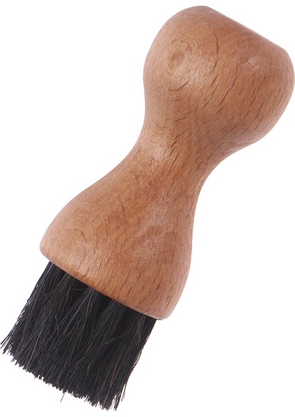 Bir Stil 1 Adet Ahşap Saplı Ayakkabı Fırçası Cilası Kıl Saç Parlatıcı Fırça Mini Kabak Ayakkabı Yağı Fırçası (Yurt Dışından)
