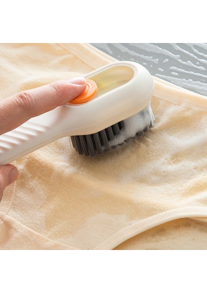 Bir Stil Sıvı Fırça Yıkama Elbise Fırçası Ev Çok Fonksiyonlu Pres Tipi Sıvı Temizleme Yumuşak Saç Fırçası Yıkama Ayakkabı Fırçası (Yurt Dışından) modelleri