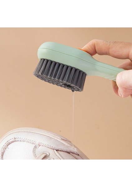 Bir Stil Sıvı Fırça Yıkama Elbise Fırçası Ev Çok Fonksiyonlu Pres Tipi Sıvı Temizleme Yumuşak Saç Fırçası Yıkama Ayakkabı Fırçası (Yurt Dışından) indirimleri