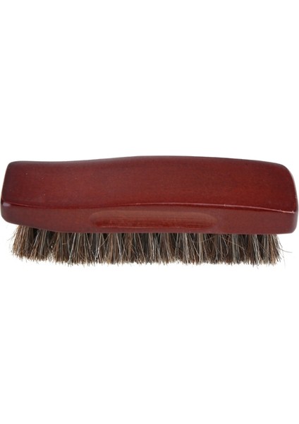 Kahverengi Tarzı 1 Adet Profesyonel Ahşap Saplı At Kılı Kıl Çizme Ayakkabı Parlatma Fırçası (Yurt Dışından)