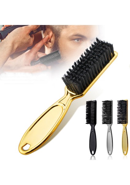 Siyah Stil Plastik Saplı Kuaförlük Yumuşak Saç Temizleme Fırçası Berber Boyun Duster Kırık Saç Kaldırma Tarak Saç Şekillendirici Araçları Tarak Altın (Yurt Dışından) modelleri