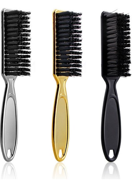 Siyah Stil Plastik Saplı Kuaförlük Yumuşak Saç Temizleme Fırçası Berber Boyun Duster Kırık Saç Kaldırma Tarak Saç Şekillendirici Araçları Tarak Altın (Yurt Dışından) indirimleri