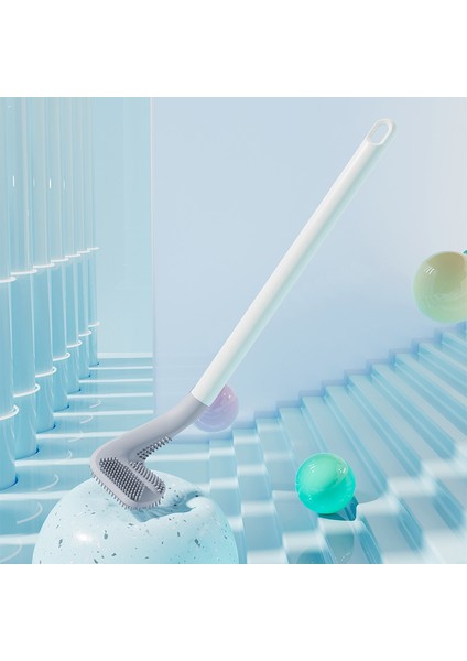 Beyaz Stil Yaratıcı Golf Şekli Tuvalet Fırçası Duvar Asılı Yumuşak Tutkal Hiçbir Ölü Uç Tuvalet Fırçası Uzun Saplı Temizleme Fırçası (Yurt Dışından) fırsatları