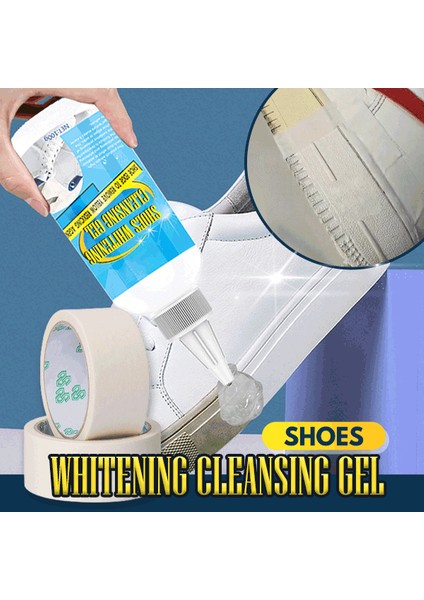 100 ml Tarzı Beyaz Ayakkabı Temizleyici Ayakkabı Cilası Temizleme Araçları Ayakkabı Fırçası Spor Ayakkabı Ayakkabı Temizleme Bakım Malzemeleri Bant Yapma Temizleme Aracı (Yurt Dışından)