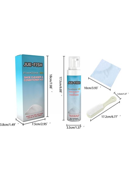 100 ml Tarzı Foamzone Oe Temizleyici Beyazlatmak Cila Temizleme Aracı Temizleme Rahat Ayakkabı Bakımı Ayakkabı Deri Spor Ayakkabı Fırçası Ayakkabı Malzemeleri Z7J4 (Yurt Dışından)