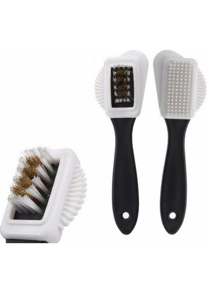 1 Adet Tarzı 1 Adet Yeni Süet Nubuk Ayakkabı Siyah Çizmeler S-Tipi Plastik Ayakkabı Parlatıcı Fırçası Ayakkabı Fırçası Ayakkabı Bakımı Yenileme Araçları Ev Gereçleri (Yurt Dışından)