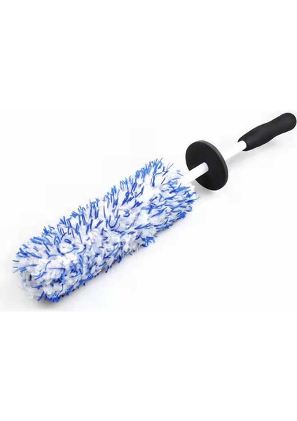Araba Yıkama Süper Fırça Mikrofiber Premium Tekerlekler Fırça Kaymaz Sap Temizlemesi Kolay Jantlar Konuşmacı Tekerlek Varil Araba Aksesuarları (Yurt Dışından)