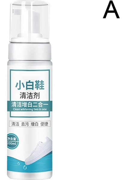 Bir Stil 200 ml Beyaz Ayakkabı Temizleyici Köpük Köpük Ayakkabı Temizleyici Için Kullanın Spor Ayakkabı Deri Ayakkabı Beyaz Ayakkabı Spor Ayakkabı Teoes Fırçalar (Yurt Dışından)