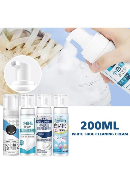 Bir Stil 200 ml Beyaz Ayakkabı Temizleyici Köpük Köpük Ayakkabı Temizleyici Için Kullanın Spor Ayakkabı Deri Ayakkabı Beyaz Ayakkabı Spor Ayakkabı Teoes Fırçalar (Yurt Dışından) fiyatları