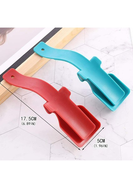 Kırmızı Stil 1 Adet Taşınabilir Unisex Tembel Ayakkabı Yardımcısı Çorap Ayakkabı Kaydırıcı Saplı Ayakkabı Çekeceği Kaldırma Giyen Yardımcı Aracı Plastik Ayakkabı Çekeceği Aksesuarları (Yurt Dışından) indirimleri