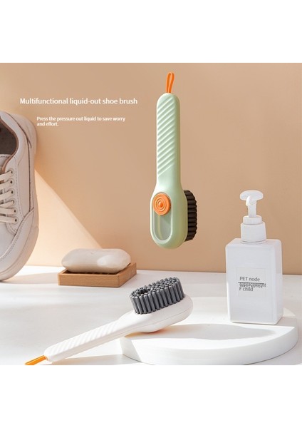 Yeşil Tarzı Ayakkabı Fırçası Otomatik Sıvı Deşarj Çok Fonksiyonlu Yumuşak Kıllı Sıvı Uzun Saplı Fırça Derin Temizlik Ev Temizlik Aracı (Yurt Dışından) fırsatları