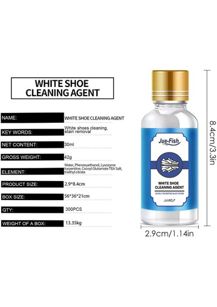 30 ml Tarzı Ayakkabı Temizleme Seti Beyaz Spor Ayakkabı Leke Çıkarıcı Ayakkabı Kumaşı Beyazlatma Temizleme Sıvısı Spor Spor Deri Spor Ayakkabı Gerginlik Bakımı (Yurt Dışından)