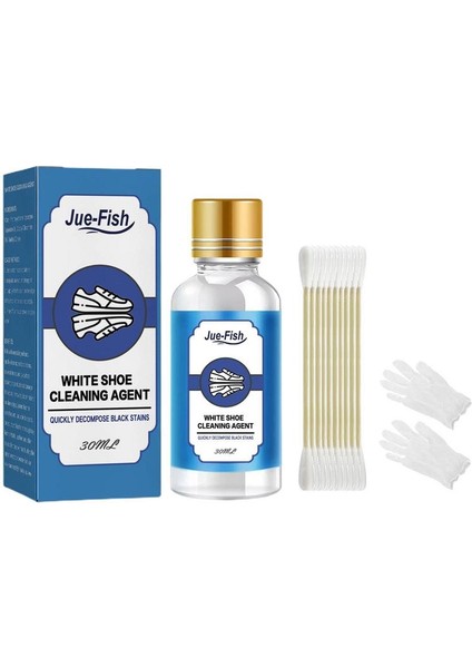 30 ml Tarzı Ayakkabı Temizleme Seti Beyaz Spor Ayakkabı Leke Çıkarıcı Ayakkabı Kumaşı Beyazlatma Temizleme Sıvısı Spor Spor Deri Spor Ayakkabı Gerginlik Bakımı (Yurt Dışından)