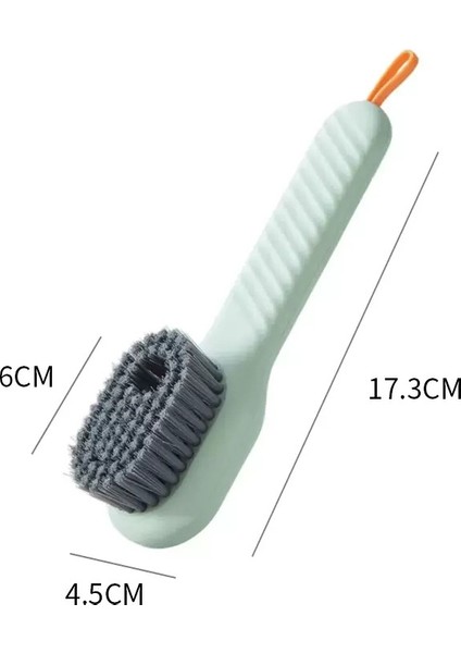 Yeşil-B Tarzı Ayakkabı Fırçası Otomatik Sıvı Deşarj Çok Fonksiyonlu Fırçalar Çamaşır Giysileri Için Derin Temizlik Yumuşak Kıllar Artefakt Temizleme (Yurt Dışından)