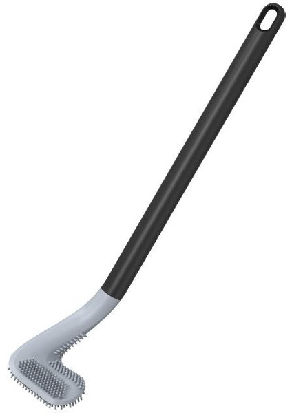 Siyah Stil Dayanıklı Silikon Fırça Golf Tuvalet Fırçası Yaratıcı Uzun Saplı Tuvalet Temizleme Fırçası Ev Temizlik Araçları Banyo Ürünleri (Yurt Dışından)