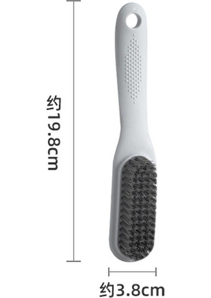 Gy Tarzı Ev Uzun Saplı Yumuşak Saç Ayakkabı Fırçası Çamaşır Fırçası Asılabilir Tip Temizleme Fırçaları Çok Fonksiyonlu Ayakkabı Yıkama Fırçaları (Yurt Dışından)