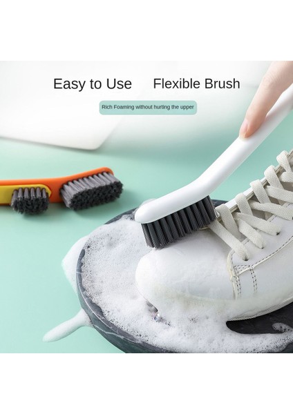 Beyaz Stil Ayrılabilir Ev Yıkama Ayakkabı Fırçası Yumuşak Kıllar Çamaşır Fırçası Beyaz Ayakkabı Çizme Toz Sökücü El Temizleme Araçları (Yurt Dışından) modelleri