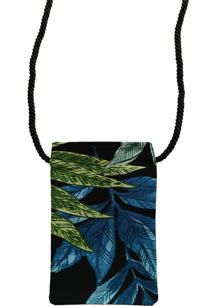 Yaprak Detaylı Kanvas Telefon Çantası Iphone Samsung fiyatları