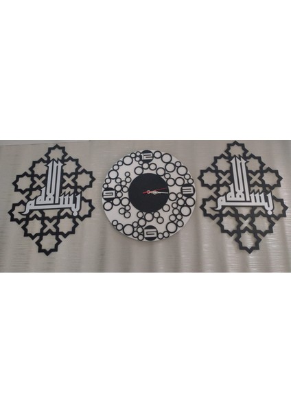 Modern Duvar Saati 3 Lü Kombin Huzur fiyatları