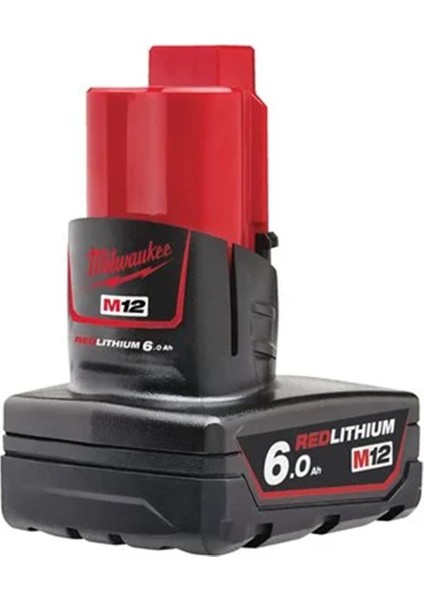 Akü M12B6 Redlithium-Ion 12V. 6,0AH Mılwaukee T4932451395 fiyatları
