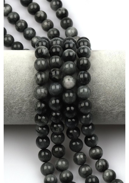 Kartal Gözü Doğal Taş Dizi 10 mm Küre Kesim