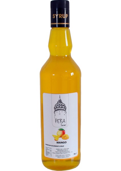 Pera Gurme Mango Aromalı Şurup 70cl