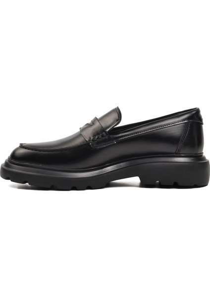 Pierre Cardin 700920 Siyah Açma Deri Erkek Loafer Ayakkabı