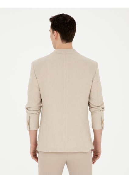 Erkek Bej Ex. Slim Fit Ceket 50285244-VR011 indirimleri