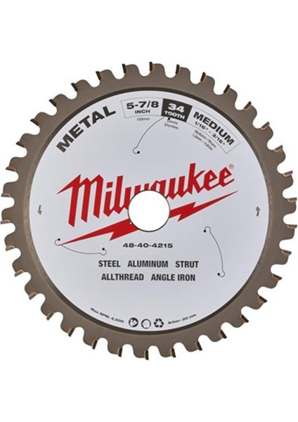 Metal Kesme Testere 203X20MM 50 Diş T48404345