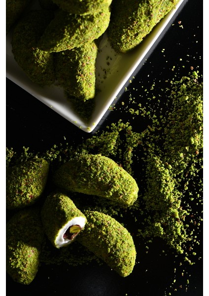 Antep Rüyası Fıstıklı Mantı Lokum - 600 gr