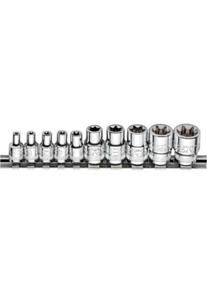 10 Pc.3/8" Dış Torx Lokma Anahtar Takımı C16-R10
