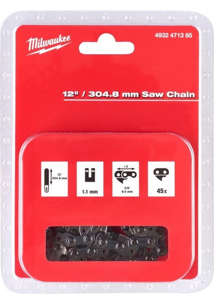 Zincir 3/8 INCHX304.8X1.1 T4932471385