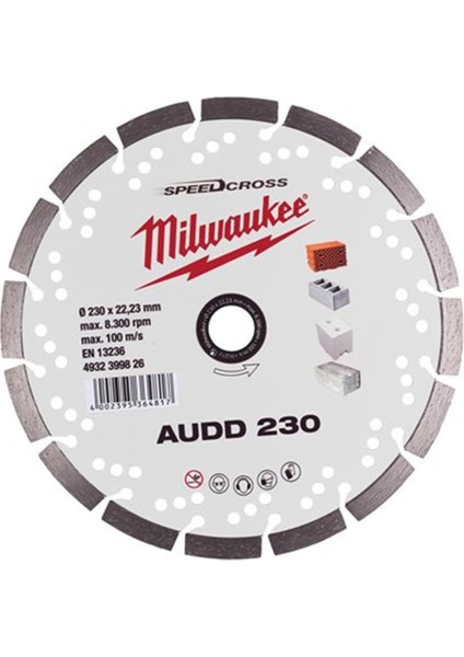 Testere Audd 230X22 Premium Elmas Testere T4932399826