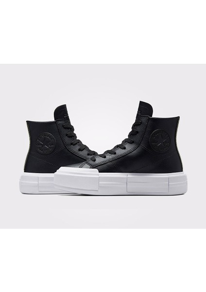 Chuck Taylor All Star Cruise Leather Kadın Platform Deri Günlük Ayakkabı A06143C Siyah