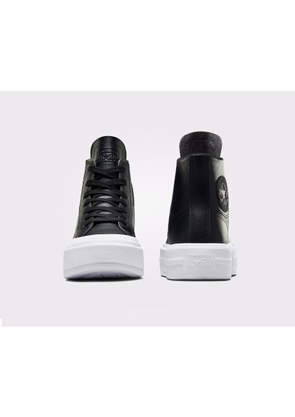 Chuck Taylor All Star Cruise Leather Kadın Platform Deri Günlük Ayakkabı A06143C Siyah
