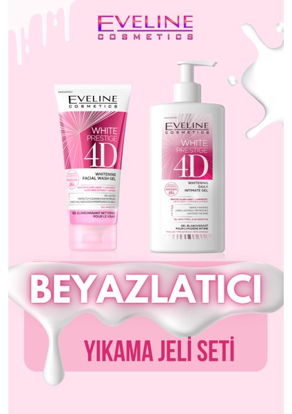 Eveline 4D İntim Bölge Yıkama Jeli + 4D Yüz Yıkama Jeli