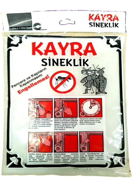 Pvc Sineklik Tek Kanat 75CMX125 cm Yapışkan