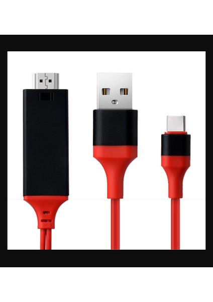 4K Tip-C USB C - HDMI 1080 P Tv Hdtv Kablosu