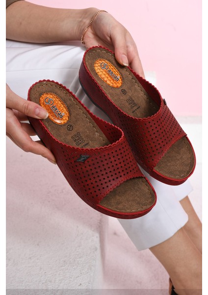 Kadın Jelli Topuk Hafif Rahat Yumuşak Taban Anatomik Hafif Topuk 4 cm Günlük Kadın Terlik modelleri