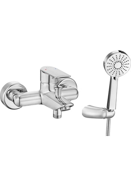 Lia Banyo Bataryası + Fırat Mafsallı Duş Seti Banyo Üst Takımı