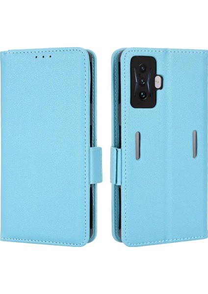 Xiaomi Poco F4 Gt Manyetik Cüzdan Yan Toka Pu Deri Kart Durumda (Yurt Dışından)