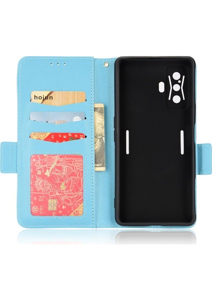 Xiaomi Poco F4 Gt Manyetik Cüzdan Yan Toka Pu Deri Kart Durumda (Yurt Dışından)
