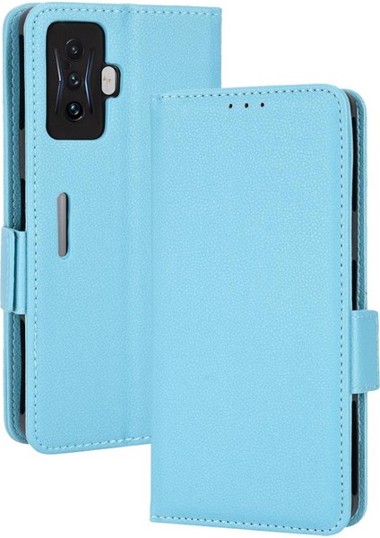 Xiaomi Poco F4 Gt Manyetik Cüzdan Yan Toka Pu Deri Kart Durumda (Yurt Dışından)