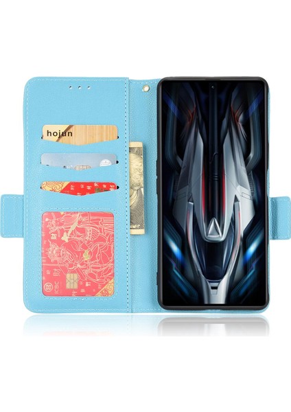Xiaomi Poco F4 Gt Manyetik Cüzdan Yan Toka Pu Deri Kart Durumda (Yurt Dışından)