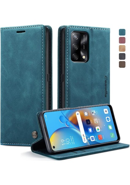 Oppo A74 4g Için Flip CASE/A95 4g Vintage Pu Deri Cüzdan Kılıf Kart Yuvası (Yurt Dışından) indirimleri